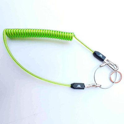 Διαφανές πράσινο κορδόνι εργαλείων σπειρών σκοινιού 5.0MM για το διασπασμένο δαχτυλίδι