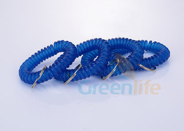 Επεκτειμένος μπλε πλαστικός σπειροειδής βασικός κάτοχος σπειρών καρπών με το νικέλινο διασπασμένο δαχτυλίδι